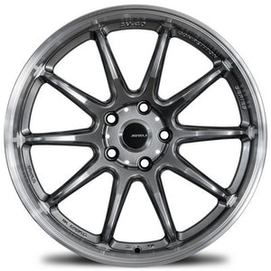 AVID.1 AV-40 Hyper Black / Machined Lip 18x10.5 +22 5x114.3mm 73.1mm - Wheelwiz