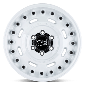 Black Rhino AXLE Gloss White 17x9.5 +6 6x139.7mm 112.1mm - Wheelwiz