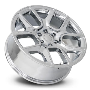 Factory Reproductions FR 76 Chrome 22x9 +15 6x139.7mm 77.8mm