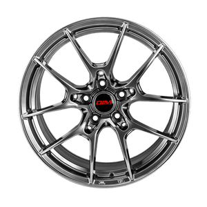 DIM WC001 HYBER BLACK / GREY SILVER LIP Grey Silver Lip 18x8 +40 5x114.3mm 0mm
