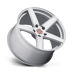 Victor Equipment BADEN Silver W/ Mirror Cut Face 20x8.5 +45 5x130mm 71.5mm - WheelWiz