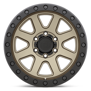 Black Rhino BAKER Matte Bronze W/ Black Ring 18x9 +12 6x114.3mm 76.1mm - Wheelwiz