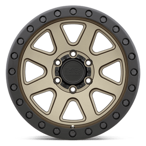 Black Rhino BAKER Matte Bronze W/ Black Ring 20x9 +12 6x114.3mm 76.1mm - WheelWiz