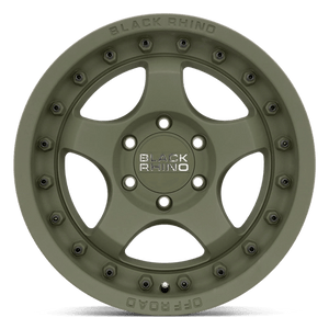 Black Rhino BANTAM Olive Drab Green 17x8.5 -10 5x127mm 71.5mm - WheelWiz