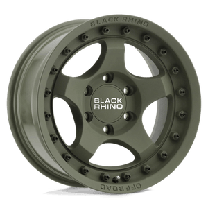Black Rhino BANTAM Olive Drab Green 16x8 -10 6x139.7mm 112.1mm - WheelWiz