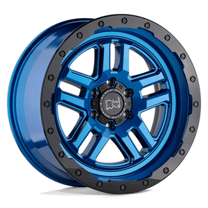Black Rhino BARSTOW Dearborn Blue W/ Black Ring 20x9.5 +12 6x135mm 87.1mm - Wheelwiz