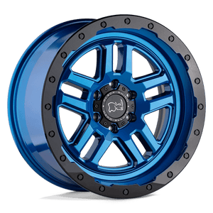 Black Rhino BARSTOW Dearborn Blue W/ Black Ring 20x9.5 -18 6x139.7mm 112.1mm - WheelWiz
