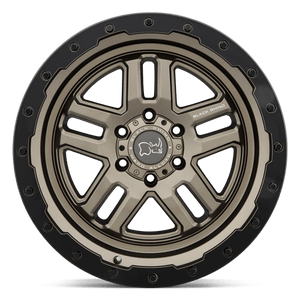 Black Rhino BARSTOW Matte Bronze W/ M-black Ring 20x9.5 -18 6x139.7mm 112.1mm - Wheelwiz