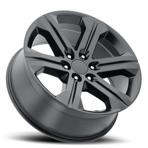 Factory Reproductions FR 47 Satin Black 22x9 +24 6x139.7mm 78.1mm