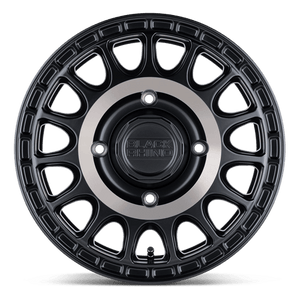 Black Rhino SANDSTORM UTV Semi Gloss Black W/ Mach Tint 15x7 +51 4x156mm 132mm - Wheelwiz