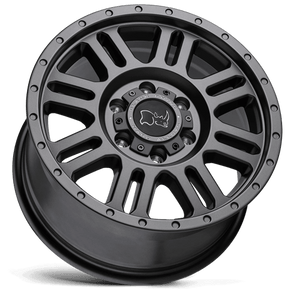 Black Rhino YELLOWSTONE Matte Gunmetal 17x8 +38 6x130mm 84.1mm - Wheelwiz