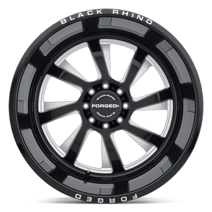 Black Rhino BLASTER Gloss Black W/ Milled Spokes - Directional 24x14 -76 6x139.7mm 112.1mm - WheelWiz