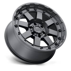 Black Rhino CLEGHORN Matte Black 17x8.5 -18 5x127mm 71.5mm - Wheelwiz