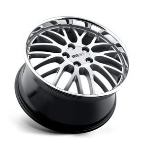 Cray MANTA Hyper Silver W/ Mirror Cut Lip 19x9 +50 5x120.65mm 70.3mm - WheelWiz
