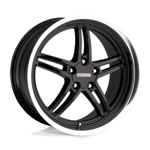 Cray SCORPION Gloss Black W/ Mirror Cut Lip 18x10.5 +65 5x120.65mm 70.3mm - WheelWiz