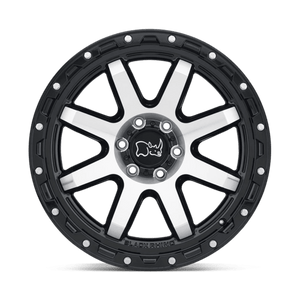 Black Rhino COYOTE Gloss Black W/ Machined Face & Stainless Bolts 17x9 -18 8x165.1mm 122.4mm - WheelWiz