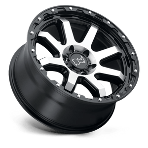 Black Rhino COYOTE Gloss Black W/ Mach Face 18x9 +12 6x139.7mm 112.1mm - Wheelwiz