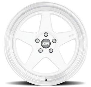 ESR Wheels CR5 GLOSS WHITE MACHINE LIP 18x10.5 +30 5x114.3mm 72.6mm - Wheelwiz