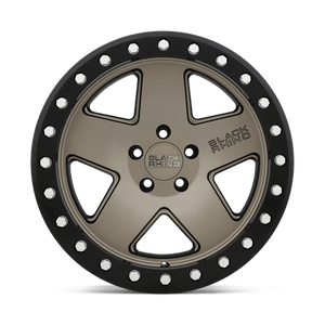 Black Rhino CRAWLER Matte Bronze W/ Black Ring 18x9.5 +12 5x150mm 110.1mm - WheelWiz