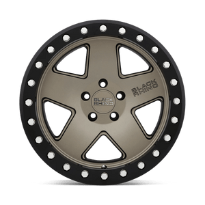 Black Rhino CRAWLER Matte Bronze W/ Black Ring 18x9.5 0 5x139.7mm 78.1mm - Wheelwiz