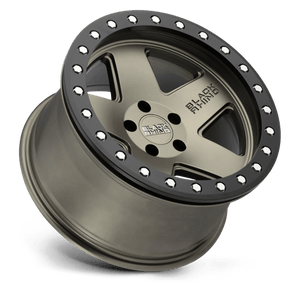 Black Rhino CRAWLER Matte Bronze W/ Black Ring 18x9.5 +12 5x150mm 110.1mm - WheelWiz