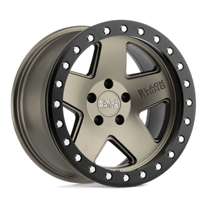 Black Rhino CRAWLER Matte Bronze W/ Black Ring 18x9.5 0 5x139.7mm 78.1mm - Wheelwiz