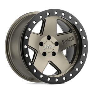 Black Rhino CRAWLER Matte Bronze W/ Black Ring 17x8.5 -32 6x139.7mm 112.1mm - WheelWiz