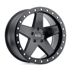 Black Rhino CRAWLER Matte Black 17x9.5 0 5x139.7mm 78.1mm - Wheelwiz