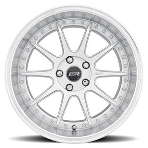 ESR Wheels CS12 HYPER SILVER MACHINE LIP 18x8.5 +35 5x114.3mm 72.6mm - Wheelwiz