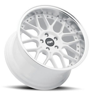 ESR Wheels CS18 GLOSS WHITE MACHINE LIP 18x8.5 +35 5x114.3mm 72.6mm