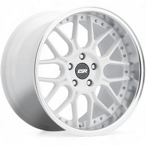 ESR Wheels CS18 GLOSS WHITE MACHINE LIP 18x8.5 +35 5x114.3mm 72.6mm