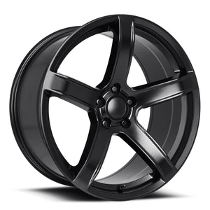 Factory Reproductions FR 77F Satin Black 20x9.5 +15 5x115mm 71.5mm