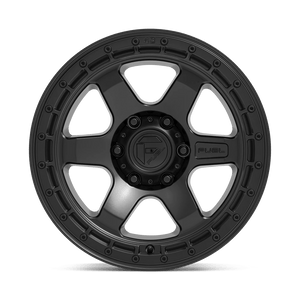 Fuel Offroad D750 BLOCK MATTE BLACK WITH BLACK RING 18x9 +20 6x135mm 87.1mm - Wheelwiz