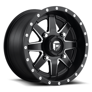 Fuel Off-road D538 MATTE BLACK MILLED 16x7 +13 4x156mm 132mm - Wheelwiz