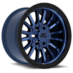 GT Off-Road CHAMBER Black Ring / Midnight Blue Centre 18x10 -18 6x135|6x139.7mm 106.1mm - Wheelwiz