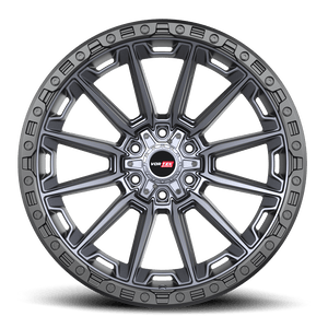 Vortek VRT-601 Matte Titanium Black Bead Ring 24x10 -12 6x135|6x139.7mm 106.1mm - Wheelwiz