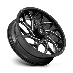 Fuel Offroad D741 RUNNER GLOSS BLACK MILLED 22x7 +13 4x156mm 132mm - Wheelwiz
