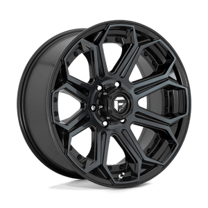 Fuel Offroad D704 SIEGE GLOSS MACHINED DOUBLE DARK TINT 18x9 +1 5x127mm 71.5mm - Wheelwiz