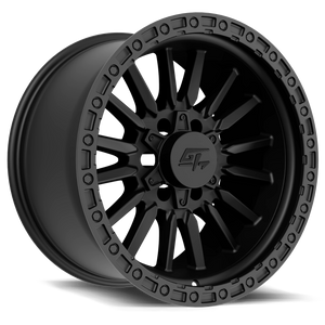 GT Off-Road CHAMBER Matte Black 18x12 -44 8x165.1|8x170mm 125.2mm - Wheelwiz