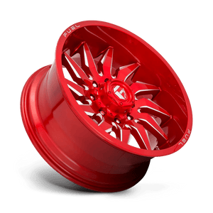 Fuel Offroad D745 SABER CANDY RED MILLED 22x10 -18 5x127mm 71.5mm - Wheelwiz