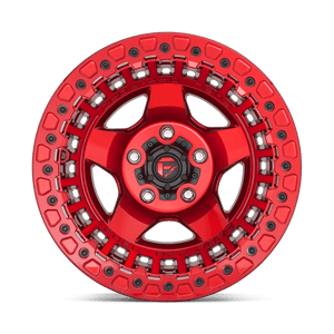 Fuel Offroad D117 WARP BEADLOCK CANDY RED 17x9 -15 5x127mm 71.5mm - Wheelwiz