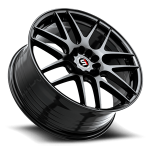 Spec-1 SP-65 Gloss Black 17x8 +42 5x114.3|5x120mm 73.1mm - Wheelwiz