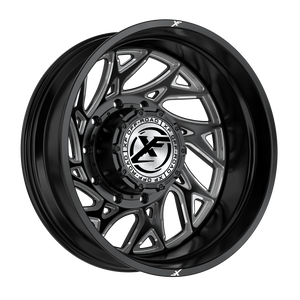 XF Off-Road XF-229 Gloss Black Milled 20x10 -24 6x135|6x139.7mm 106.4mm - Wheelwiz