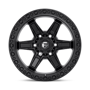 Fuel Offroad D697 KICKER MATTE BLACK 18x9 -12 6x139.7mm 106.1mm - Wheelwiz