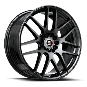 Spec-1 SP-65 Gloss Black 17x8 +42 5x114.3|5x120mm 73.1mm - Wheelwiz