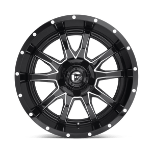 Fuel Offroad D627 VANDAL GLOSS BLACK MILLED 20x10 -18 5x139.7|5x150mm 110.1mm - Wheelwiz