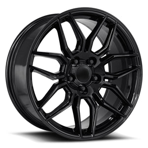 Factory Reproductions FR 401 Gloss Black 19x8.5 +38 5x120mm 66.9mm
