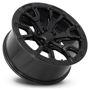 Factory Reproductions FR 99 Gloss Black 20x9 +20 6x139.7mm 93.1mm