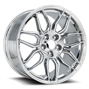 Factory Reproductions FR 401 Chrome 19x10 +40 5x120.65mm 70.3mm