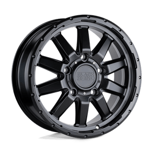 Black Rhino EXCURSION Matte Black 17x7.5 +38 6x130mm 84.1mm - WheelWiz
